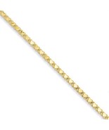 14K Yellow Gold Double-Sided Heart Anklet - £294.68 GBP+