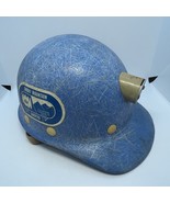 Vintage Superglas Fibre Metal Fiberglass Miner Hard Hat Phosphorous Glow - $34.41
