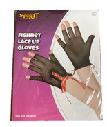 Spirit Halloween Girl&#39;s Fishnet Lace Up Gloves  Ages 6+ NEW - €8,14 EUR