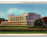 Forest Products Laboratory Madison Wisconsin WI UNP Linen Postcard Z1 - £3.07 GBP