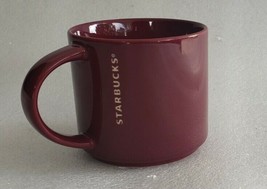 WOW! LOOK! #BlackFridayDeals Rare Starbucks Burgundy Red Coffee Mug 16 oz - £18.10 GBP
