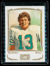 2009 Topps Mayo Football Trading Card #59 Dan Marino Miami Dolphins - £7.71 GBP