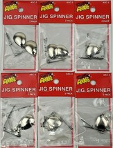 Arkie Jig Spinner Fishing Add-On Freshwater Fishing Spinners (6 packages... - £10.85 GBP