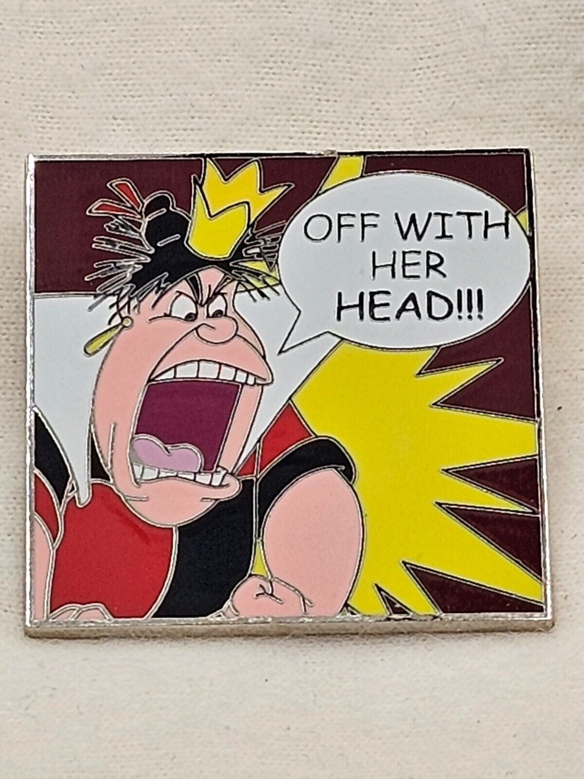 Disney Pin Trading Alice in Wonderland Queen of Hearts Off With Her Head 2011 - £7.14 GBP