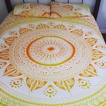 Large Mandala Tapestry, Indian Wall Hanging, Ombre Bedspread Queen, Bohemian Bea - £17.31 GBP