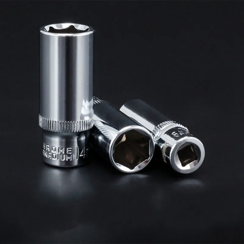 High quality 1/4 Socket Set AdapterLong Sockets 4-14mm Deep Socket Tool ... - $3,016.50 MXN