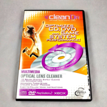 Multimedia Optical Lens Cleaner Disc 10 Brush Optimizes CD DVD Gaming Sy... - $7.69