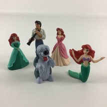 The Little Mermaid Deluxe PVC Figures Topper Lot Ariel Eric Max Disney P... - £17.09 GBP