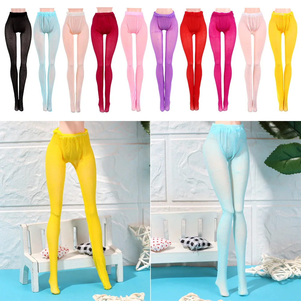 1PC Mini Doll Silk Stockings Elastic Doll Leggings Pantyhose Candy Color Long - £8.82 GBP+