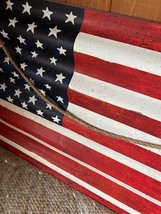 American Flag metal Wall Hanging  - 32 inch image 3