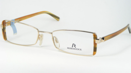 Rodenstock R4558 E Gold Brille Metall Rahmen 4558 49-17-135mm - £67.48 GBP