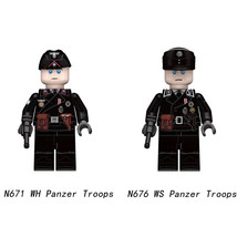 2Pcs WW2 Dutch Military Soldier Minifigures WH WS Panzer Troops Mini Blo... - $221.26 MXN
