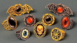 Paper craft - Spooky Rings Paper Model **FREE SHIPPING** - $2.90