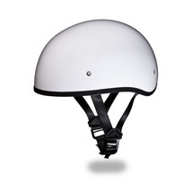 Daytona Helmets Skull Cap W/O VISOR- HI-GLOSS Dot Motorcycle Helmet - £62.54 GBP+