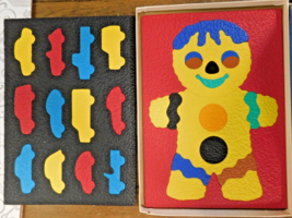 Vintage Lauri Foam Puzzle Cookie Kid Gingerbread Man 2157 + Automobiles ... - £15.58 GBP