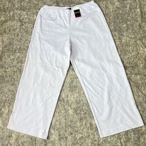 New York &amp; Company Cropped Pants Womens Small Light Blue CitySpa Cotton ... - €17,13 EUR