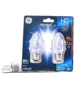 2 GE Revea LED Radiant White Pure Light 40w 240 Lumens Clear Finish Dimm... - $24.68 CAD