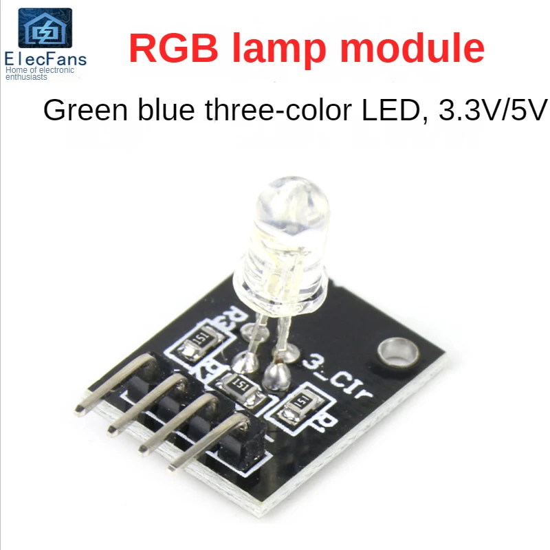 (3PCS/Lot) Colorful RGB Module LED Lamp Beads Red, Green and Blue LED El... - $9.10