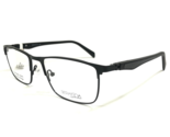 Serafina Eyeglasses Frames CALVIN 600 BLACK Gray Carbon Fiber Arms 55-18... - $55.88