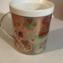 Vintage Valentine Plastic Cup Arts And Crafts ODS2 - £5.43 GBP