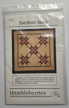Fairfield Stars Quilt Pattern Thimbleberries DW001 Debra Wagner - $5.40