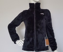 THE NORTH FACE OSITO WOMEN FLEECE FULL ZIP JACKET TNF BLACK-WHITE size XS - $69.98