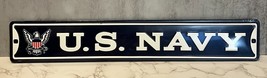 U.S. Navy Metal Sign Open Road Brands 20&quot;x3.33&quot; Brand New Sealed - £7.41 GBP