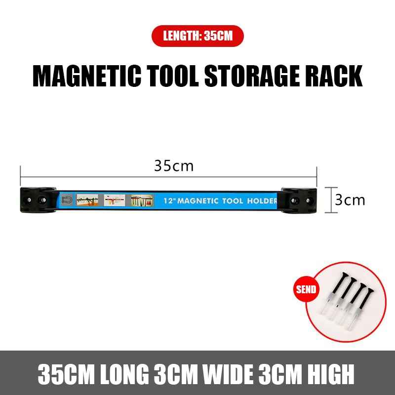 Magnetic Tool Holder Heavy-duty Magnet Tool Bar Strip Space-Saving &amp; Strong  Org - $67.91