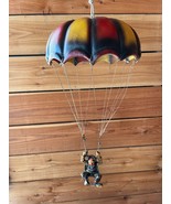 Vintage Allan Agohob Dipinto a Mano Clown Sotto Parachute - £167.99 GBP
