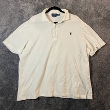 Polo Ralph Lauren Shirt Mens XXL White Featherweight Mesh Preppy Golfer ... - $14.79