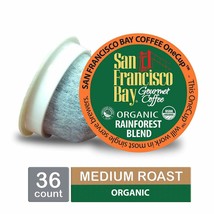 San Francisco Bay OneCup Organic Rainforest Blend Coffee 36 to 180 Keurig K cup  - $34.99+