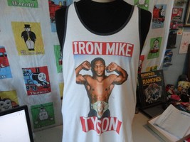 Mike Tyson Boxing Roots Of Fight T Shirt Tank Top size L - £48.99 GBP