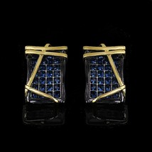  for women s blue zircon jewelry stylish black and gold jewelry textured earrings party thumb200