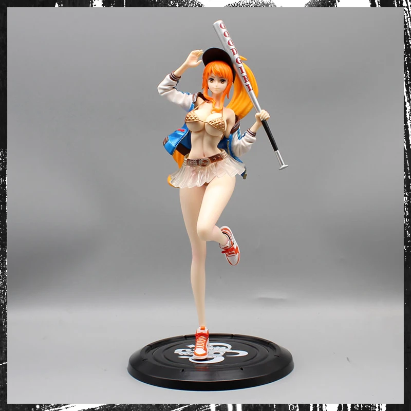 34cm One Piece Anime Figure Nami Fashion Wear Action Figurine Standing Model Toy - £28.73 GBP