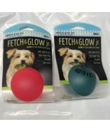 AMERICAN DOG TOYS Fetch and Glow Ball Dog Toy for SM Dogs 2PCK, Assorted - $11.53 CAD