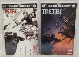 DC DARK NIGHTS METAL # 1 LOT OF 2 COMIC BOOKS VARIANT FIRST ISSUE RARE C... - £27.48 GBP