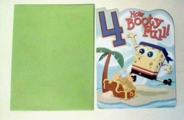 American Greetings Sponge Bob Birthday Card How Booty Full! For A Boy 4 Year Old - £5.85 GBP