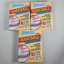 1991 Donruss Series 1 Baseball Puzzle and Cards - Factory Sealed Wax Packs Lot - £9.40 GBP