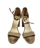 G By Guess Tan Gold Colored Heels Size 7.5M 3'Heels - $14.99