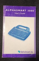 ALPHASMART 3000 Portable Word Processor User&#39;s Guide Manual ONLY © 2000 pb - $13.67