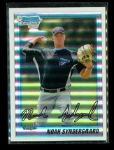 2010 1ST BOWMAN CHROME Refractor Baseball Card BDPP75 NOAH SYNDERGAARD B... - £7.73 GBP