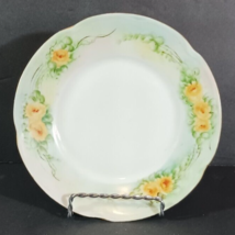 Antique J&amp;C LOUISE BAVARIA Hand Painted  PLATE w/Gold Trim &amp; Floral Desi... - £31.50 GBP