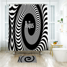 The Beatles 05 Shower Curtain Bath Mat Bathroom Waterproof Decorative - £17.40 GBP+