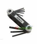8pcs Torx Folding Pocket Hex Allen Key Wrench Driver Set Easy Grip New - $19.18 CAD