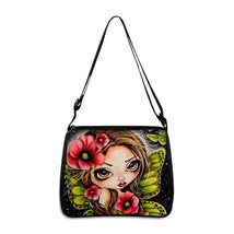 Girl Print Handbag Women Canvas Underarm Shoulder Bags for Travel  Kawai... - £19.29 GBP