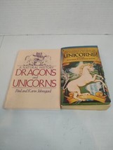 Book Lot Unicorns! &amp; Dragons and Unicorns Jack Dann Paul Karin Johnsgard - £11.24 GBP