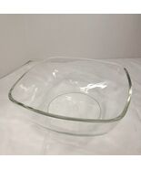 Duralex France clear square serving bowl fruit salad party desert serveware - $56.34 CAD