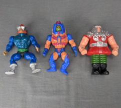 Mattel MOTU He-Man Action Figure Lot of 3 Ram Man Mekaneck Man-E-Faces - £11.35 GBP