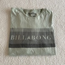 Billabong Short Sleeve T-Shirt, Size XL, 100% Organic Cotton, Green - £14.17 GBP