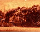Sepia View Rose Arbor Point Defiance Park Tacoma WA 1910s DB Postcard T14 - $3.91